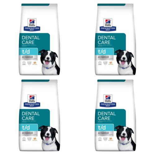 Karma dla psa HILL'S Prescription Diet Dental Care T/D Kurczak 4 x 4 kg