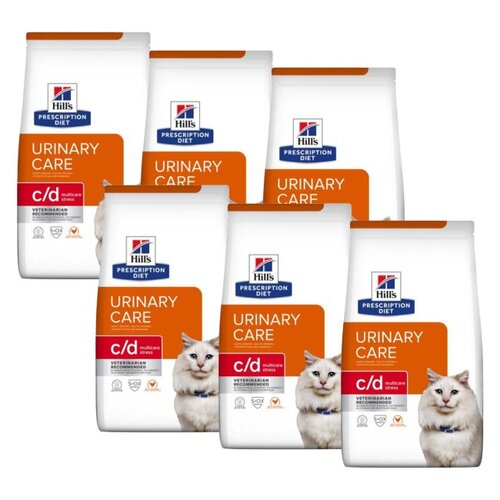 Karma dla kota HILL'S Prescription Diet Feline c/d Urinary Stress z Kurczakiem 6 x 1.5 kg