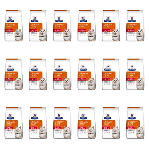 Karma dla kota HILL'S Prescription Diet Feline c/d Urinary Stress z Kurczakiem 18 x 1.5 kg