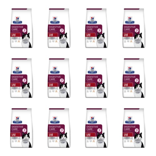 Karma dla kota HILL'S Prescription Diet I/D Digestive Care Kurczak 12 x 3 kg