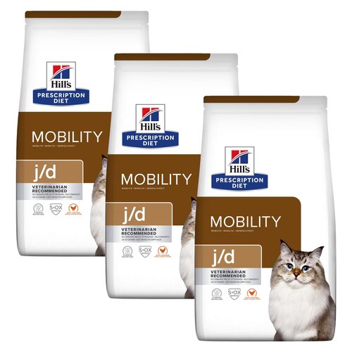 Karma dla kota HILL'S Prescription Diet Mobility j/d Kurczak 3 x 1.5 kg