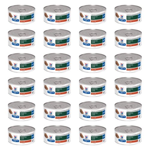 Karma dla kota HILL'S Prescription Diet M/D Diabetes Care Wątróbka 24 x 156 g