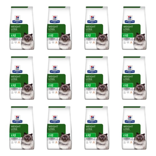 Karma dla kota HILL'S Prescription Diet R/D Weight Loss Kurczak 12 x 3 kg