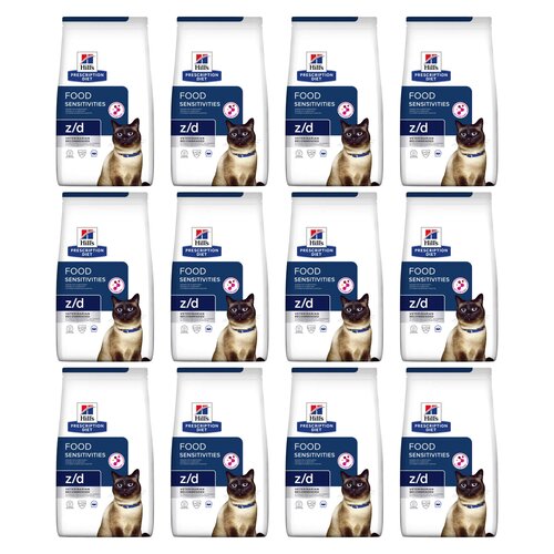 Karma dla kota HILL'S Prescription Diet Z/D Food Sensitivities Kurczak 12 x 3 kg