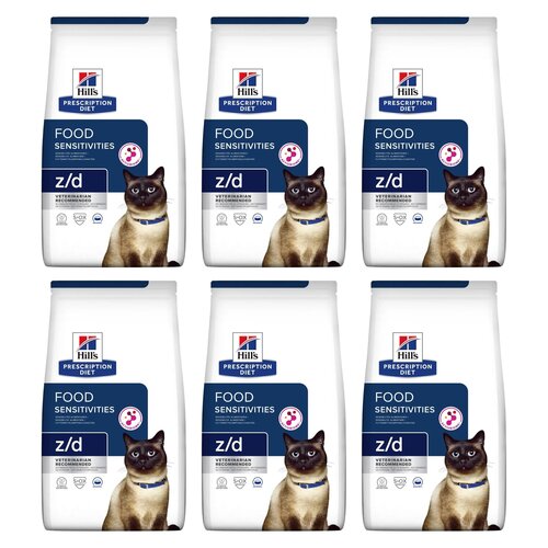 Karma dla kota HILL'S Prescription Diet Z/D Food Sensitivities Kurczak 6 x 1.5 kg
