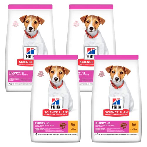 Karma dla psa HILL'S Science Plan Puppy Small & Mini Kurczak 4 x 3 kg