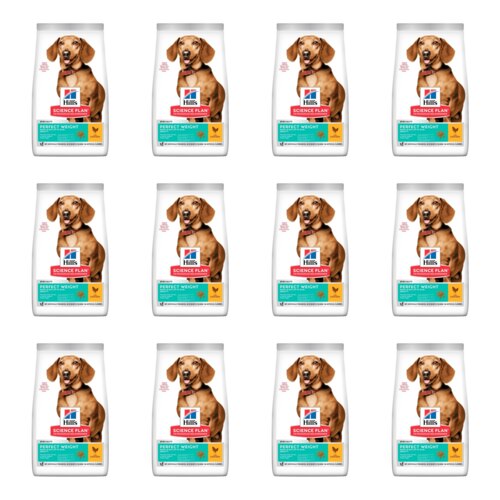 Karma dla psa HILL'S Science Plan Canine Adult Perfect Weight Small & Mini Kurczak 12 x 1.5 kg
