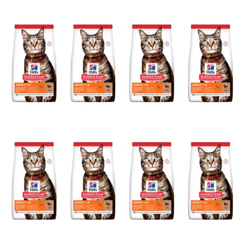 Karma dla kota HILL'S Science Plan Adult Jagnięcina 8 x 3 kg