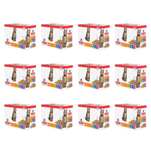 Karma dla kota HILL'S Science Plan Feline Adult Multipack Classic 144 x 85 g