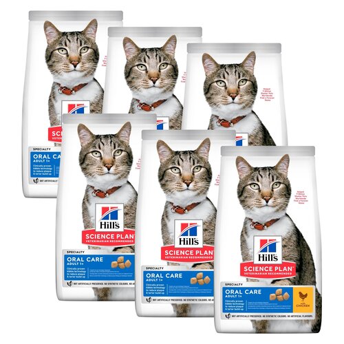 Karma dla kota HILL'S Science Plan Oral Care Adult Kurczak 6 x 1.5 kg