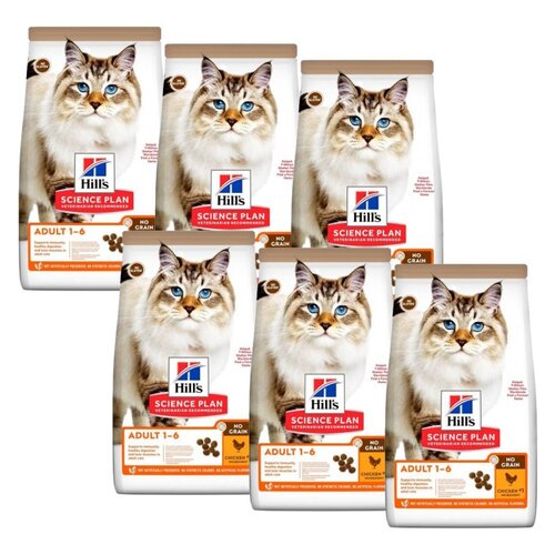 Karma dla kota HILL'S Science Plan No Grain Chicken 605368 6 x 1.5 kg