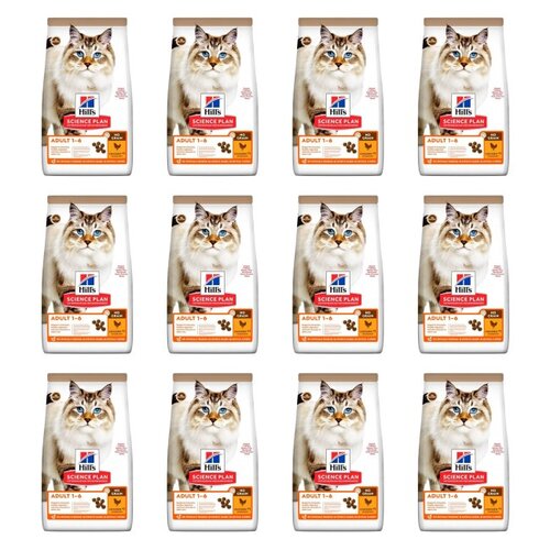 Karma dla kota HILL'S Science Plan No Grain Chicken 605368 12 x 1.5 kg