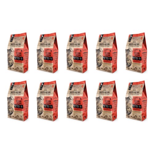 Karma dla psa WIEJSKA ZAGRODA Wołowina z indykiem L 10 x 2 kg