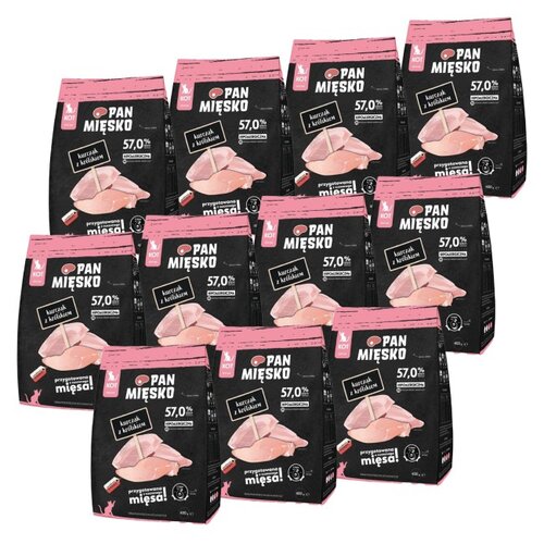 Karma dla kota PAN MIĘSKO Kurczak z królikiem 11 x 400 g