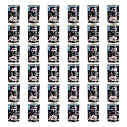 Karma dla psa PAN MIĘSKO Indyk z dorszem 36 x 400 g