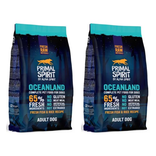 Karma dla psa półwilgotna PRIMAL SPIRIT Oceanland 2 x 1 kg