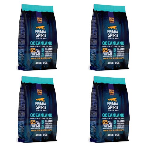 Karma dla psa półwilgotna PRIMAL SPIRIT Oceanland 4 x 1 kg