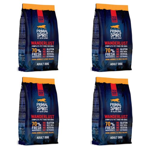 Karma dla psa półwilgotna ALPHA SPIRIT Wanderlust Kurczak 4 x 1 kg