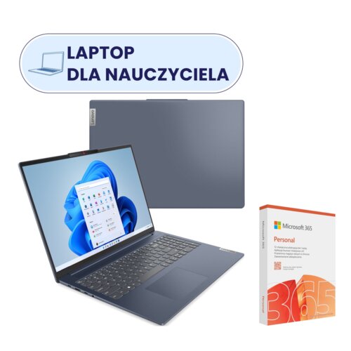 Laptop LENOVO IdeaPad Slim 5 16ABR8 16" IPS R7-7730U 16GB RAM 512GB SSD Windows 11 Home + Program MICROSOFT 365 Personal