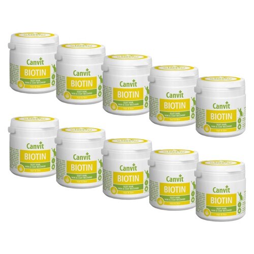 Suplement dla kota CANVIT Biotyna 10 x 100 g