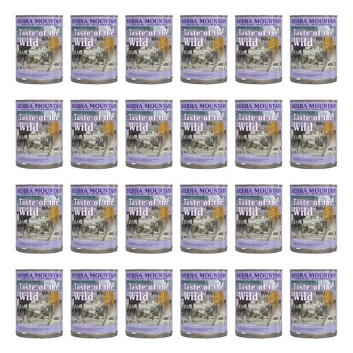 Karma dla psa TASTE OF THE WILD Sierra Mountain Jagnięcina 24 x 390 g