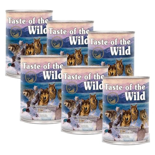 Karma dla psa TASTE OF THE WILD Wetlands Dziki drób 6 x 390 g