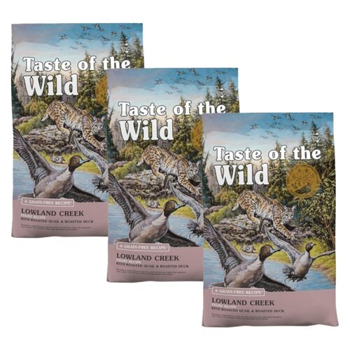Karma dla kota TASTE OF THE WILD Lowland Creek 3 x 2 kg