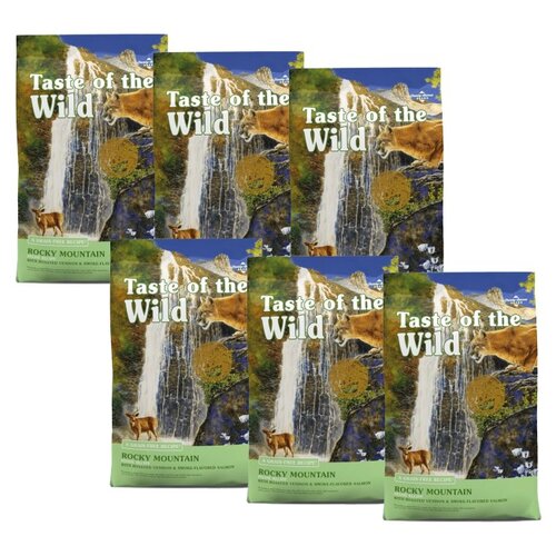 Karma dla kota TASTE OF THE WILD Rocky Mountain Jeleń i wędzony łosoś 6 x 2 kg