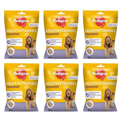 Suplement dla psa PEDIGREE Multivitamins Trawienie 6 x 180 g