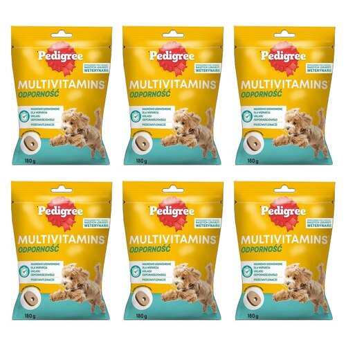 Przysmak dla psa PEDIGREE Multivitamins Odporność 6 x 180 g
