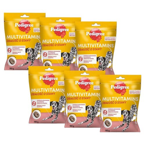 Przysmak dla psa PEDIGREE Multivitamins Dbałość o stawy 6 x 180 g
