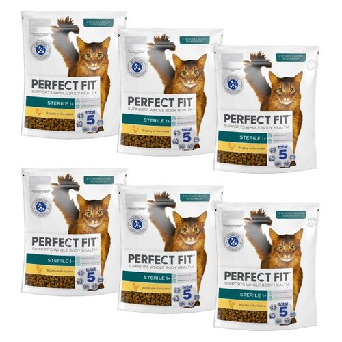 Karma dla kota PERFECT FIT Sterile Kurczak 6 x 750 g