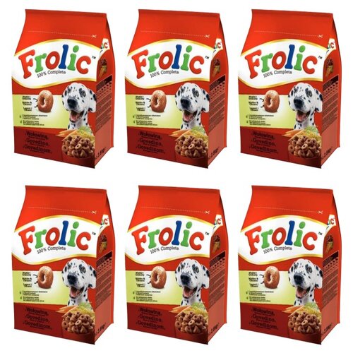 Karma dla psa FROLIC Wołowina 6 x 2.8 kg