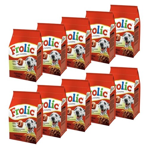 Karma dla psa FROLIC Wołowina 10 x 750 g