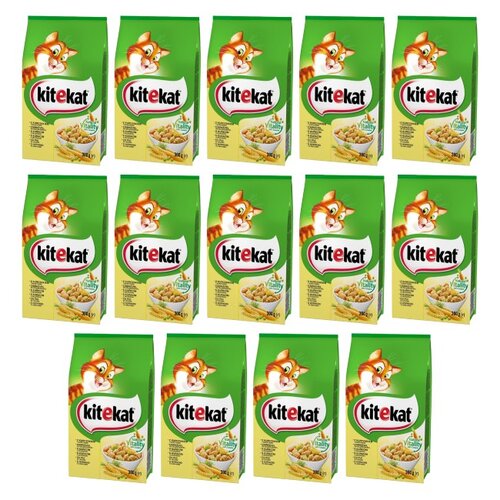 Karma dla kota KITEKAT Kurczak z warzywami 14 x 300 g