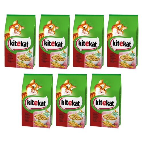 Karma dla kota KITEKAT Wołowina z warzywami 7 x 300 g