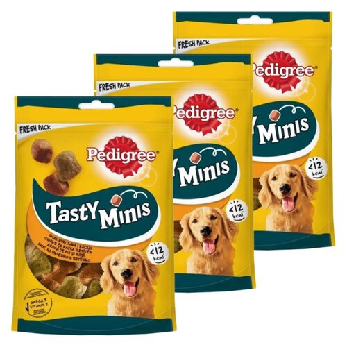 Przysmak dla psa PEDIGREE Tasty Minis Kurczak i kaczka 3 x 130 g