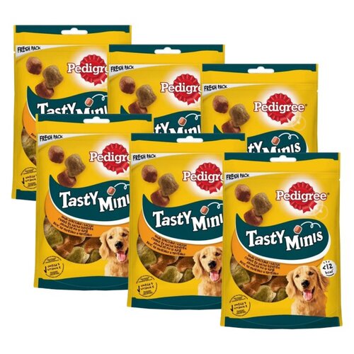 Przysmak dla psa PEDIGREE Tasty Minis Kurczak i kaczka 6 x 130 g