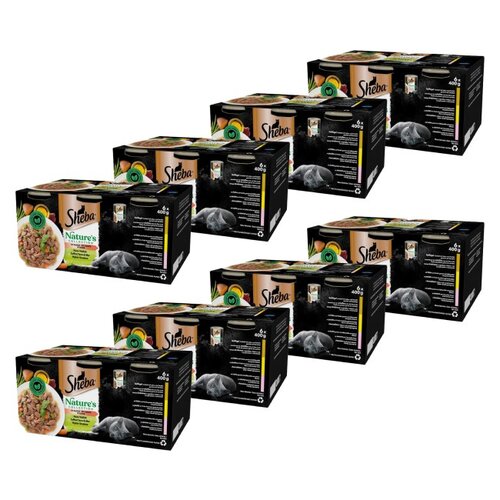Karma dla kota SHEBA Nature's Collection Mix w sosie (48 x 400 g)