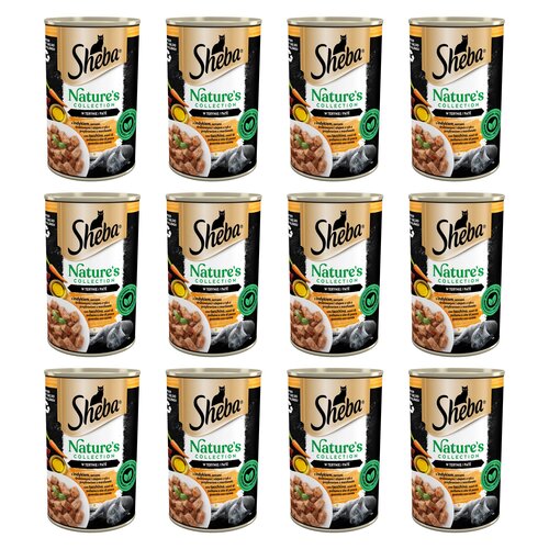 Karma dla kota SHEBA Nature's Collection Indyk z sercami drobiowymi 12 x 400 g