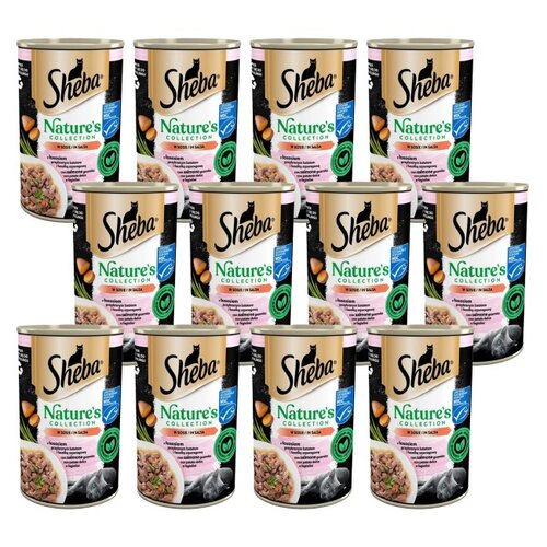 Karma dla kota SHEBA Nature's Collection Łosoś 12 x 400 g