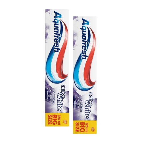 Pasta do zębów AQUAFRESH Active White 125 ml 2 szt.
