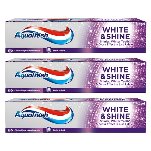 Pasta do zębów AQUAFRESH White & Shine 100 ml 3 szt.