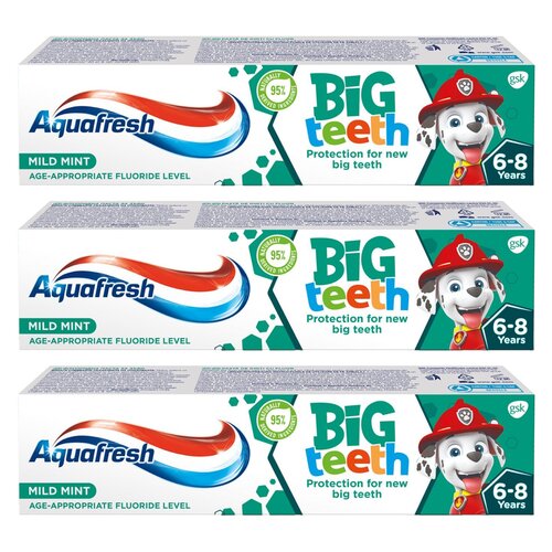 Pasta do zębów AQUAFRESH Big Teeth Psi Patrol 50 ml 3 szt.