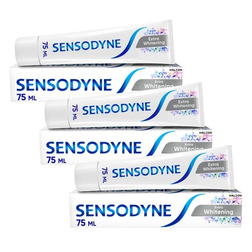 Pasta do zębów SENSODYNE Extra Whitening 75 ml 3 szt.
