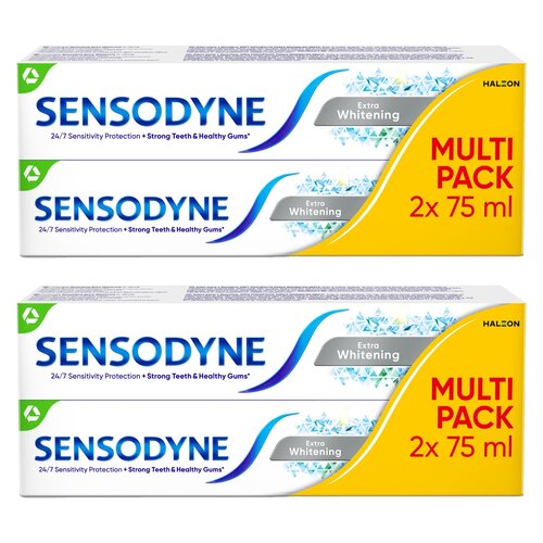 Pasta do zębów SENSODYNE Extra Whitening 2 x 75 ml 2 szt.