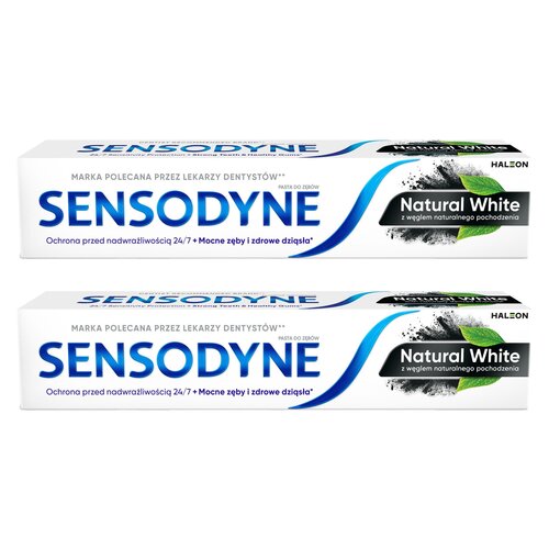 Pasta do zębów SENSODYNE Natural White 75 ml 2 szt.