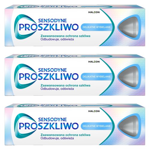 Pasta do zębów SENSODYNE ProSzkliwo Delikatne Wybielanie 75 ml 3 szt.