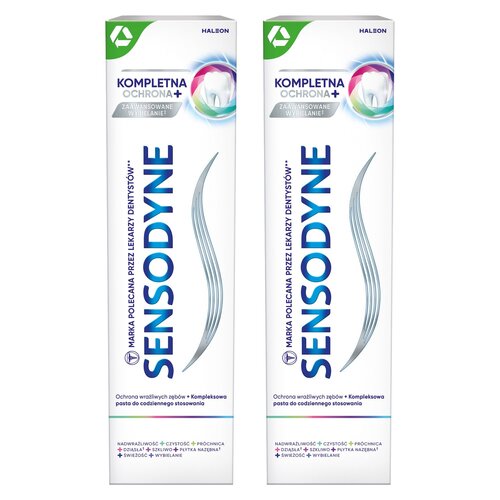 Pasta do zębów SENSODYNE Kompletna Ochrona+ Whitening 75 ml 2 szt.