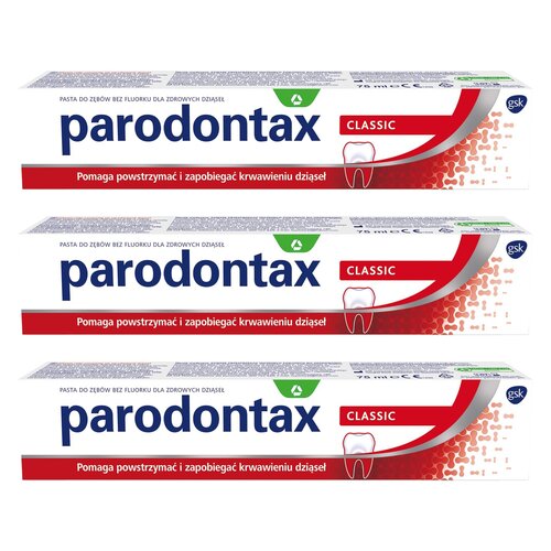 Pasta do zębów PARODONTAX Classic 75 ml 3 szt.